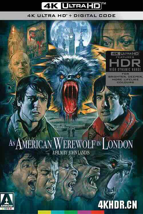 美国狼人在伦敦 An American Werewolf in London (1981) / 鬼追人 / 4K电影下载 / An.American.Werewolf.In.London(Um.Lobisomem.Americano.em.Londres).1981.2160p.HDR.DV BR-ENG-ITA