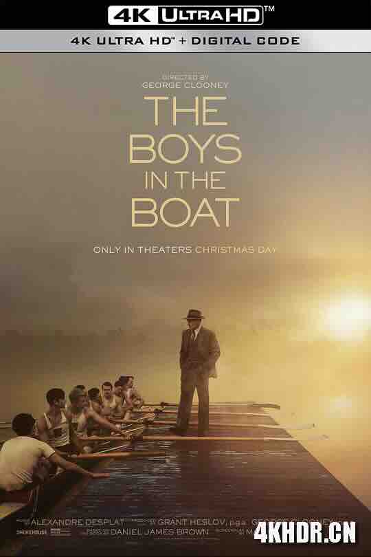 赛艇男孩 The Boys in the Boat (2023) / 激流少年 / 船上的男孩 / 4K电影下载 / The.Boys.in.the.Boat.2023.2160p.WEB-DL.DDP5.1.Atmos.DV.HDR.H.265-FLUX[TGx]