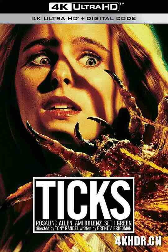 绝命小魔星 Ticks (1993) / 毒殺叢林（台） / 变种血魔 / 加州食人虱（港）/ 4K电影下载 / Ticks.1993.2160p.UHD.BluRay.x265.10bit.HDR.DTS-HD.MA.2.0-RARBG