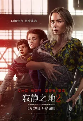 寂静之地2 A Quiet Place: Part II (2021) 无声绝境II(港)/噤界II(台)/A Quiet Place 2/豆瓣: 6.4