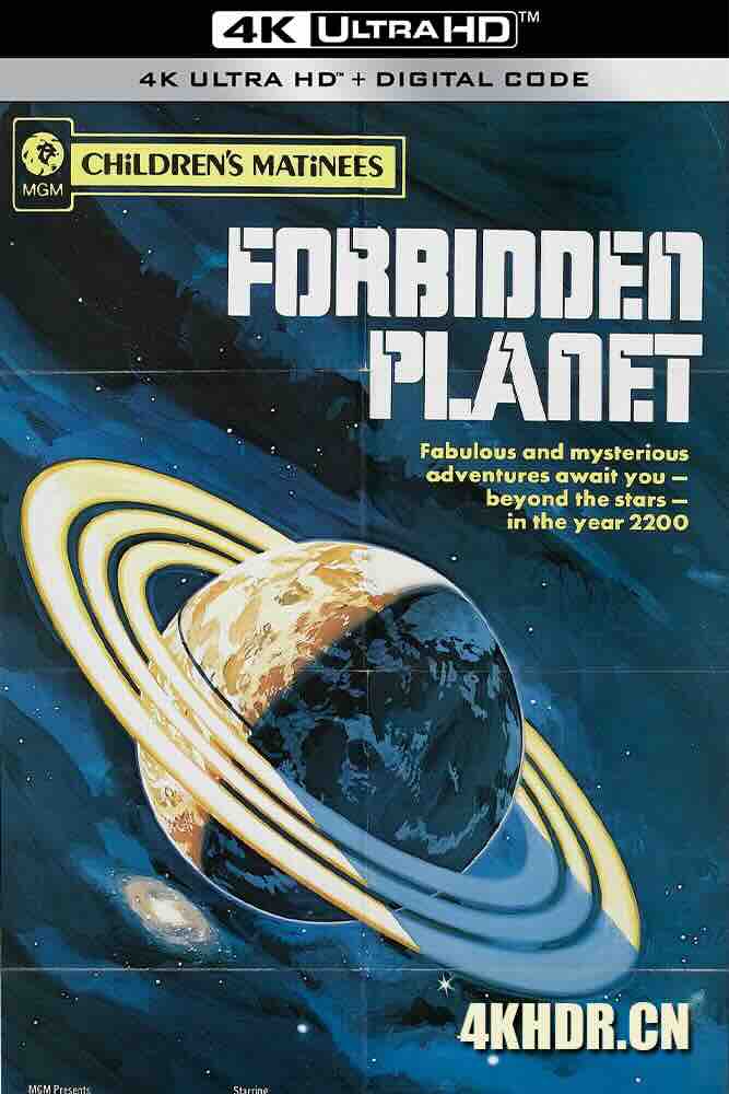 禁忌星球 Forbidden Planet (1956) 惑星历险/原子铁金刚/禁星之旅/美国/日本/豆瓣: 7.6