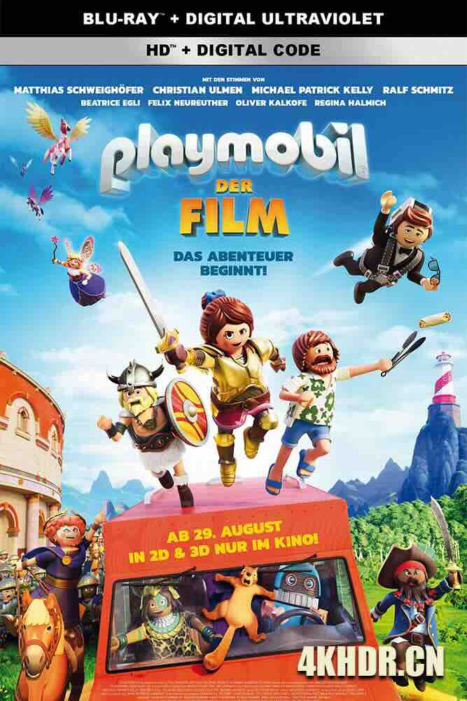 摩比小子大电影 Playmobil: the Movie (2019) 摩比世界/百乐宝大电影/Playmobil: Robbers, Thieves &amp; Rebels/法国/德国/中国大陆/豆瓣: 5.7