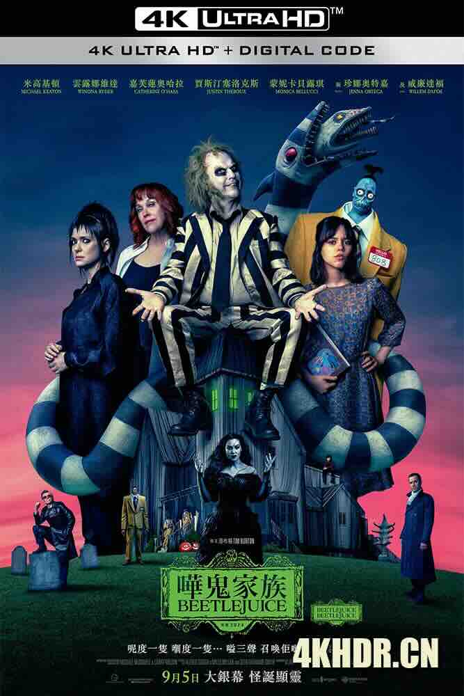 怪奇大法师 Beetlejuice Beetlejuice (2024) 阴间大法师2/哗鬼家族Beetlejuice‎(港)/阴间大法师Beetlejuice(台)/美国/豆瓣: 6.9