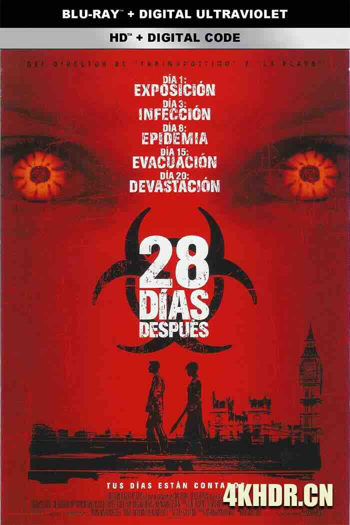 惊变28天 28 Days Later... 2002/28天毁灭倒数(台)/28日后(港) [英国]豆瓣: 7.2