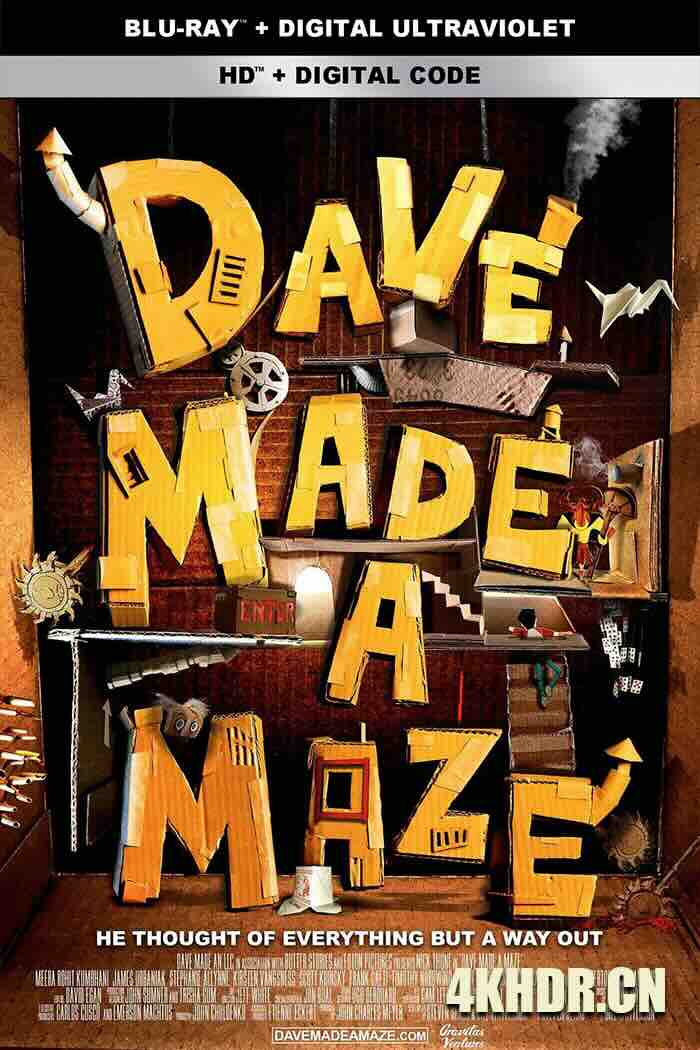 戴夫造了个迷宫 Dave Made a Maze 2017 纸迷宫[美国]豆瓣: 6.4