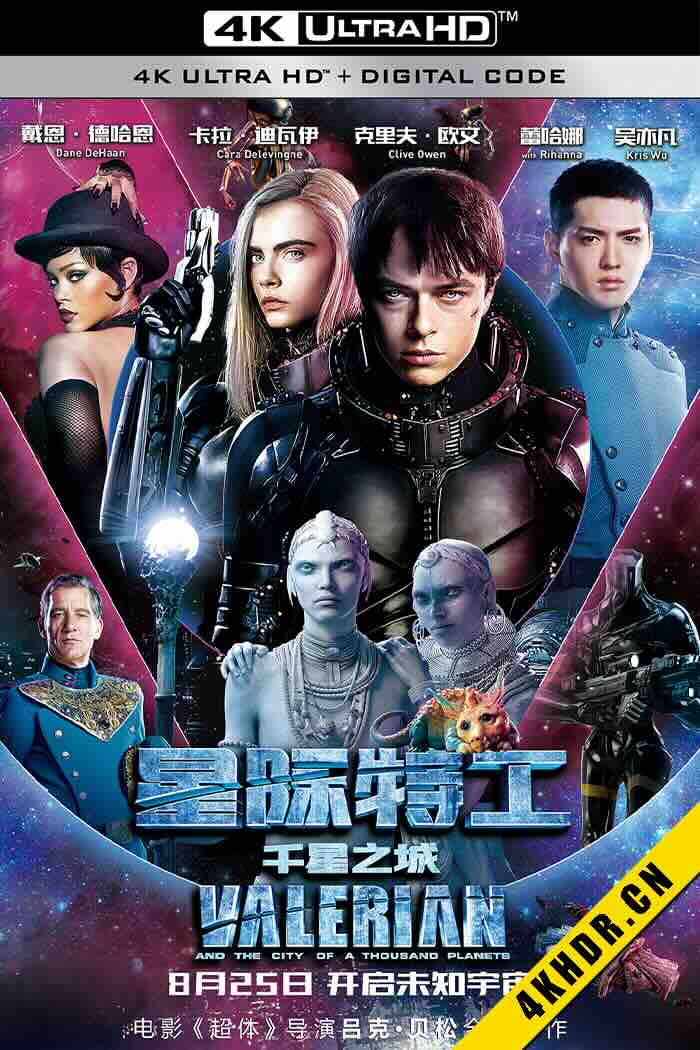 星际特工：千星之城 Valérian and the City of a Thousand Planets 2017 法国/中国大陆/比利时 6.9