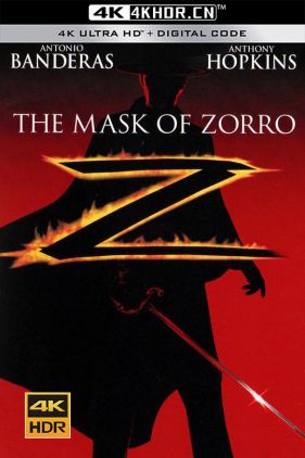 佐罗的面具 The Mask of Zorro (1998) / 蒙面侠苏洛 / 黑侠梭罗 / 黑侠佐罗 / The.Mask.of.Zorro.1998.2160p.US.BluRay.REMUX.HEVC.DTS-HD.MA.TrueHD.7.1.Atmos-FGT